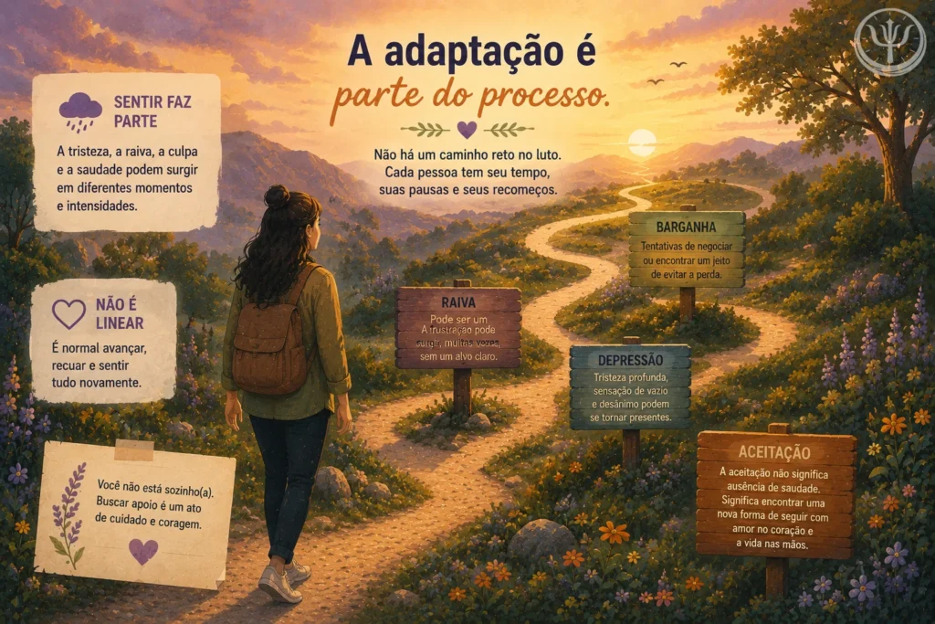 Caminho sinuoso conduzindo a um horizonte iluminado.